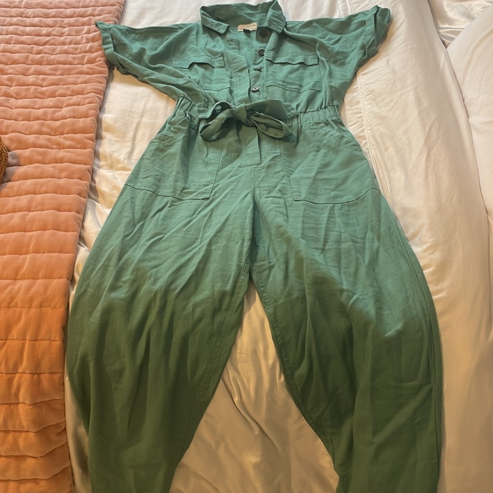 Target “Universal Thread” green jumpsuit - Picture 2 of 2